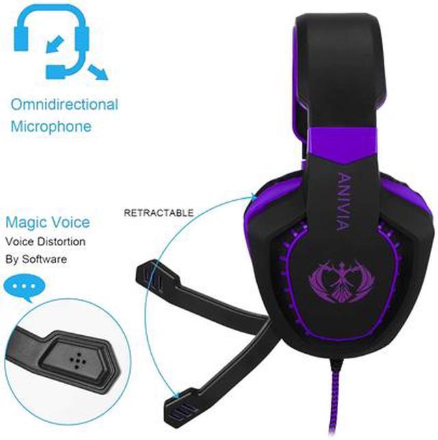 MANIC PC Gaming Headset HS-301 Wired RGB Effect Gaming Headphone with —  CHIMIYA