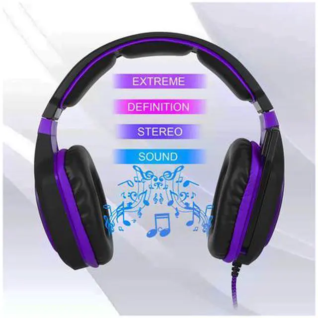 Alt view image 4 of 7 - Anivia AH28 3.5mm Wired Gaming Headset with Microphone,Noise Isolating Volume Control for Pc/Mac/Ps4/Phone
