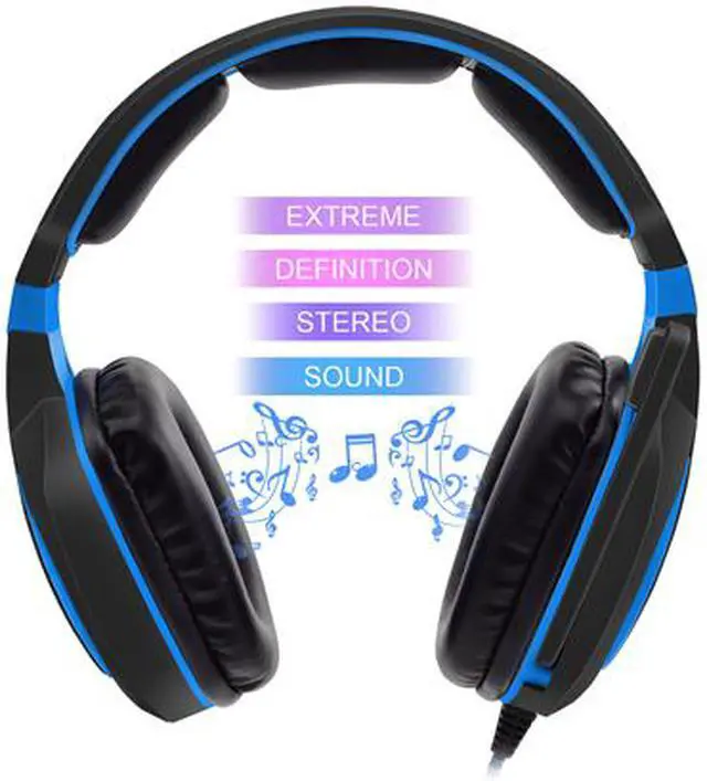 Alt view image 8 of 12 - PS4 Stereo Headphones, PC Wired Gaming Headset with Mic for Computers, PlayStation 4, Xbox One, Android, iOS, Laptop, Smartphone, Tablet
