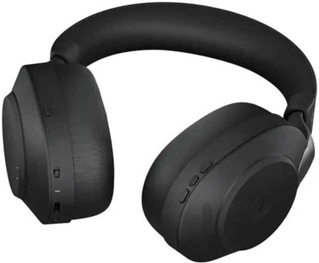 Alt view image 2 of 11 - Jabra Evolve2 85 Link380c MS Stereo - Black Wireless Headset / Music Headphones (Microsoft Teams, USB Type-C, Noise-Canceling)