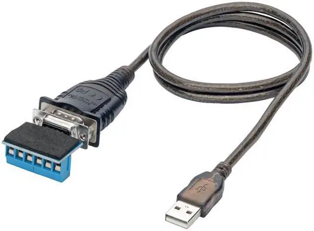 Alt view image 9 of 10 - Tripp Lite U209-30N-IND USB to RS485/RS422 FTDI Serial Adapter Cable 30 in.