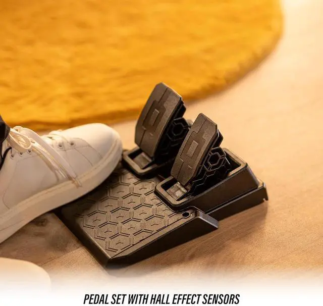 Alt view image 3 of 7 - Thrustmaster T98PSFERRARI T98 Ferrari 296 GTB Racing Wheel and Pedal Set - PS4, PS5, PC