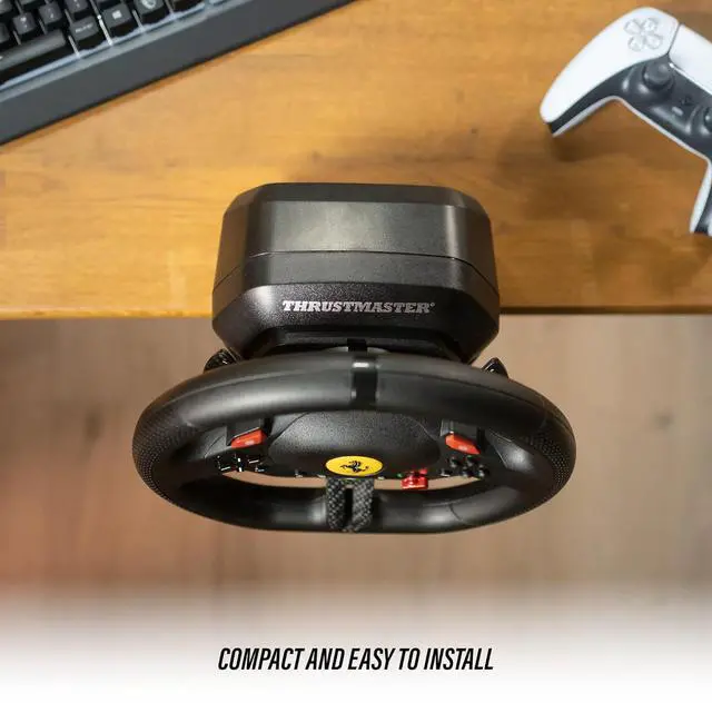 Alt view image 4 of 7 - Thrustmaster T98PSFERRARI T98 Ferrari 296 GTB Racing Wheel and Pedal Set - PS4, PS5, PC