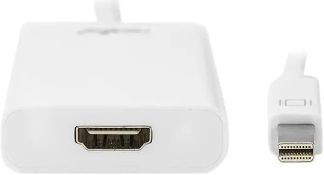 Alt view image 2 of 3 - Rocstor Mini Displayport/Hdmi Audio/Video Adapter - Cable Length: 5.9"