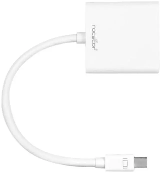 Alt view image 3 of 3 - Rocstor Mini Displayport/Hdmi Audio/Video Adapter - Cable Length: 5.9"