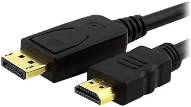 Alt view image 2 of 3 - Unirise 3Ft Displayport Male To Hdmi Male Cable