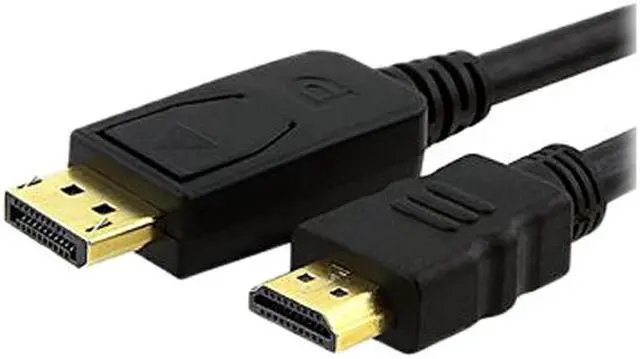 Alt view image 2 of 3 - Unirise 6ft Displayport Male to HDMI Male Cable