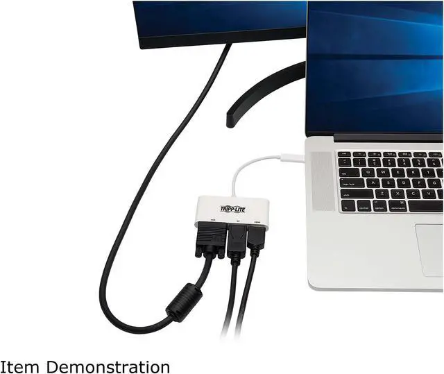 Alt view image 2 of 6 - Tripp Lite U444-06N-HVDPW 4K USB Type-C Multiport Adapter