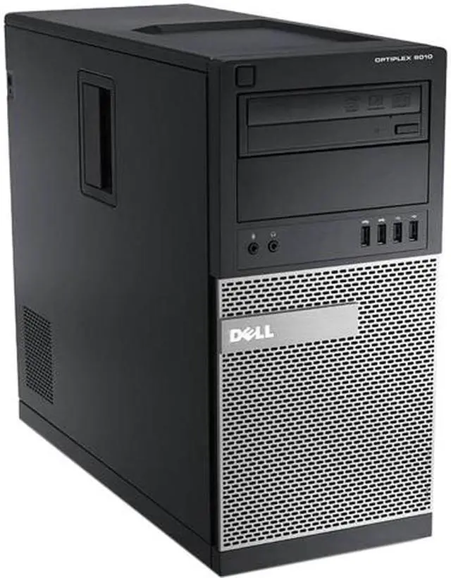 Main image of Dell Optiplex 9010 MT PC - Intel Core i5 3550 3rd Gen 3.3 GHz 8GB 500GB HDD DVD-RW Windows 10 Pro 64-Bit