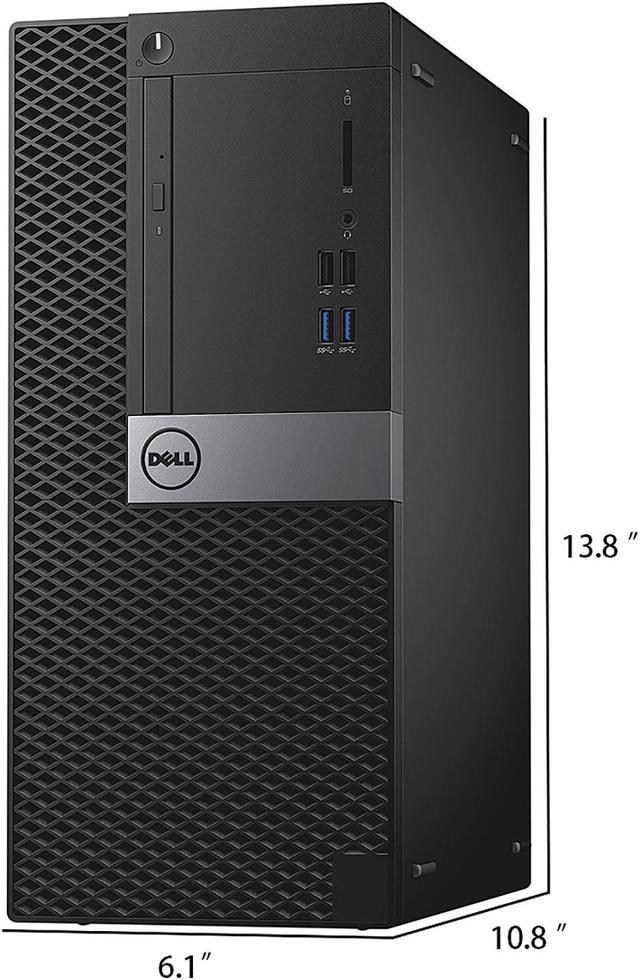 Refurbished: Dell Optiplex 7040 Tower, i7-6700 Quad Core upto4.2