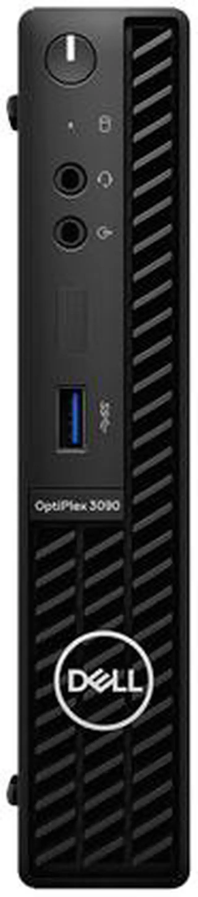 Alt view image 2 of 4 - Dell OptiPlex 3000 3090 Desktop Computer - Intel Core i5 10th Gen i5-10500T Hexa-core (6 Core) 2.30 GHz - 16 GB RAM DDR4 SDRAM - 256 GB M.2 PCI Express NVMe SSD - Micro PC - Black - Intel Q470 Chip -