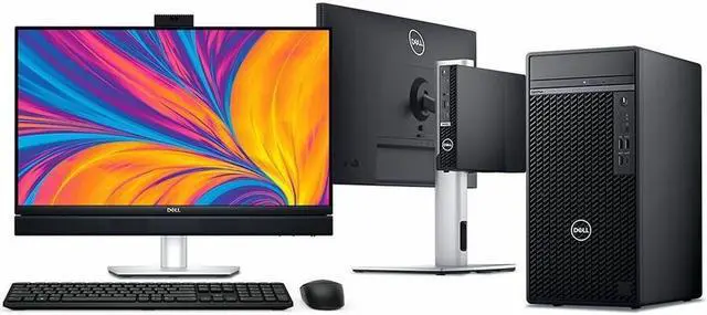 Alt view image 8 of 8 - Dell OptiPlex 7000 7020 Desktop Computer - Intel Core i3 14th Gen i3-14100T - 8 GB - 256 GB SSD - Micro PC - Intel Chip - Windows 11 Pro - English (US) Keyboard - 180 W