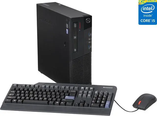 Main image of ThinkCentre Desktop Computer ThinkCentre M93p (10A90045US) Intel Core i5-4590 4GB DDR3 500GB HDD Intel HD Graphics 4600 Windows 7 Professional 64-Bit / Windows 8.1 Pro Downgrade