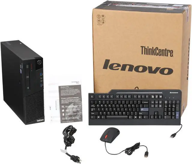 Alt view image 10 of 10 - ThinkCentre Desktop Computer ThinkCentre M93p (10A90045US) Intel Core i5-4590 4GB DDR3 500GB HDD Intel HD Graphics 4600 Windows 7 Professional 64-Bit / Windows 8.1 Pro Downgrade