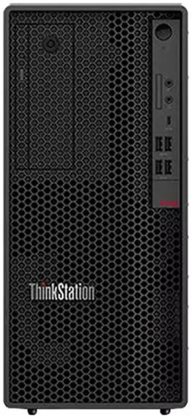 Alt view image 2 of 7 - Lenovo ThinkStation P348 30EQ01VNUS Workstation - 1 x Intel Core i7 Octa-core (8 Core) i7-11700 11th Gen 2.50 GHz - 16 GB DDR4 SDRAM RAM - 512 GB SSD - Tower - Business Black - Windows 10 Pro 64-bit -