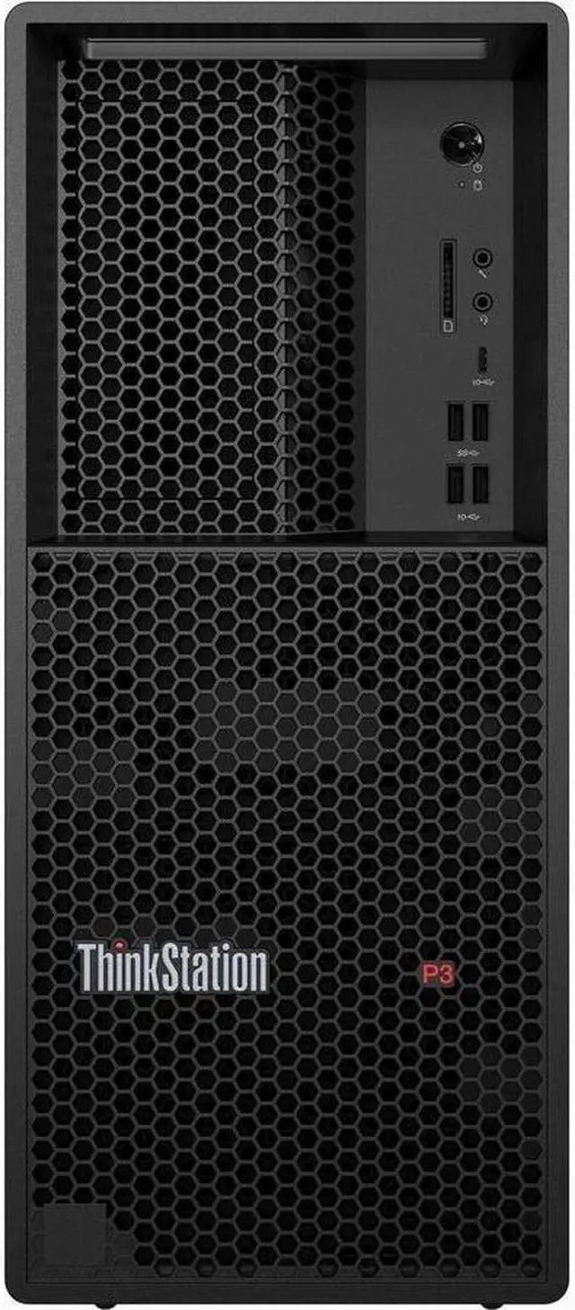 Main image of Lenovo ThinkStation P3 30GS0076US Desktop Computer i9-13900 64GB 2TB SSD W11P