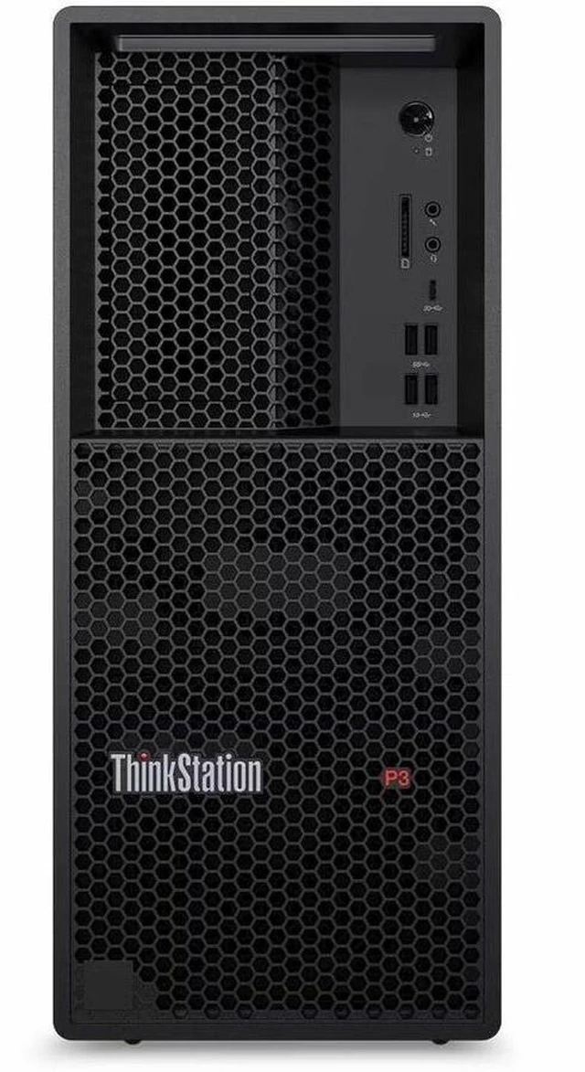 Alt view image 4 of 5 - Lenovo ThinkStation P3 Gen 2 30HT006YUS Workstation - Intel Core Ultra 9 285 - 32 GB - 1 TB SSD - Tower - Windows 11 Pro 64-bit - NVIDIA RTX PRO 4000 24 GB - DVD-Writer - Ethernet - Wireless LAN