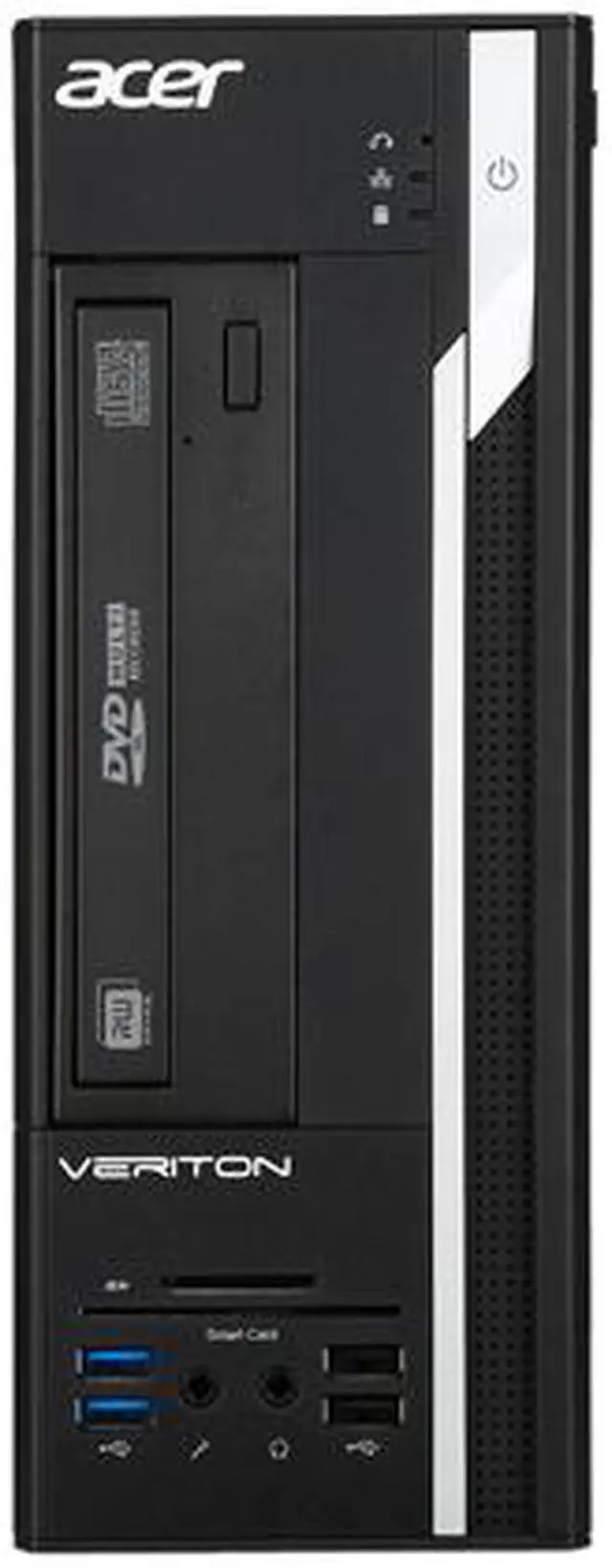 Alt view image 2 of 4 - Acer Desktop Computer Veriton VX4640G-i7670Z Intel Core i7 6th Gen 6700 (3.4 GHz) 8 GB DDR4 1 TB HDD Windows 10 Pro 64-Bit (Manufacturer Recertified)