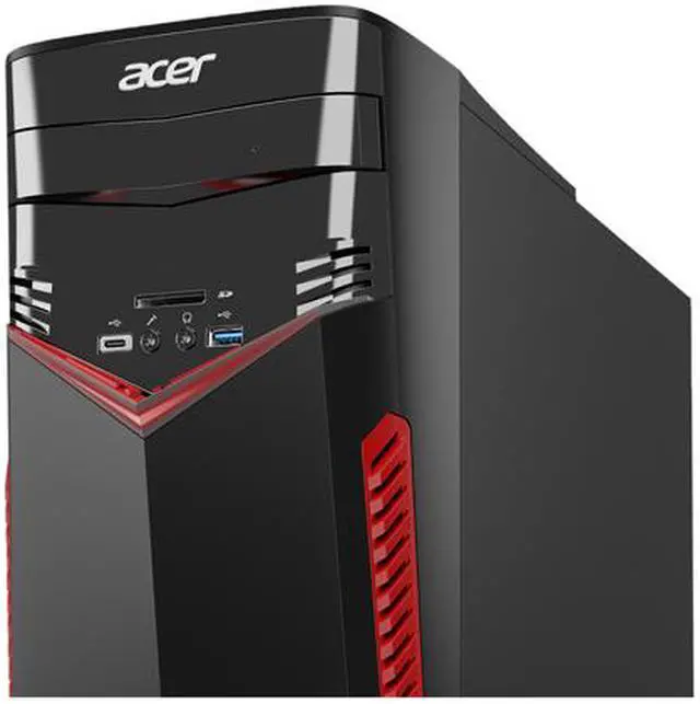 Alt view image 3 of 4 - Acer Desktop Aspire GX GX-785-UR1B Intel Core i5-7400 8GB DDR4 1TB HDD GeForce GTX 1060 Windows 10 Home