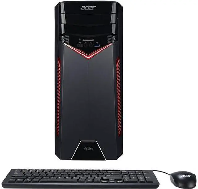 Alt view image 2 of 4 - Acer Desktop Aspire GX GX-785-UR1B Intel Core i5-7400 8GB DDR4 1TB HDD GeForce GTX 1060 Windows 10 Home