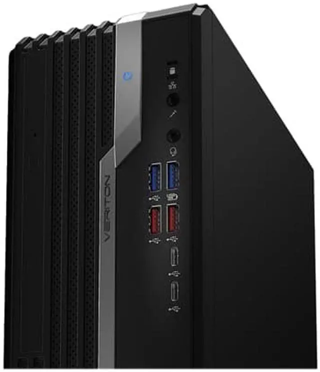 Alt view image 3 of 6 - Acer Veriton X4660G VX4660G-I5850S1 Desktop Computer - Intel Core i5 (8th Gen) i5-8500 3.00 GHz - 8 GB DDR4 SDRAM - 256 GB SSD - Windows 10 Pro 64-bit - Black