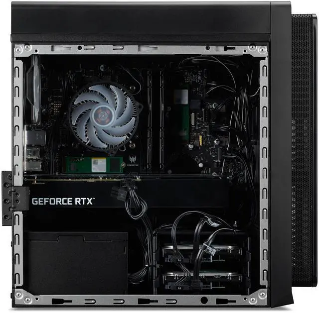 Alt view image 4 of 10 - Acer Predator Orion 3000 Gaming Desktop PC, Intel Core i7-14700F 20-Core, NVIDIA GeForce RTX 4060 Graphics with 8GB, 16GB DDR5-4400 Memory, 1TB M.2 2280 PCIe Gen 4 SSD, Windows 11 Home, PO3-655-UR16