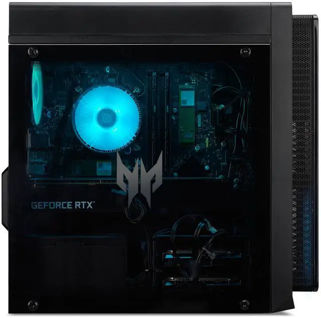 Alt view image 6 of 10 - Acer Predator Orion 3000 Gaming Desktop PC, Intel Core i7-14700F 20-Core, NVIDIA GeForce RTX 4060 Graphics with 8GB, 16GB DDR5-4400 Memory, 1TB M.2 2280 PCIe Gen 4 SSD, Windows 11 Home, PO3-655-UR16