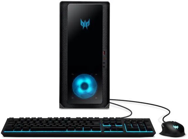 Alt view image 10 of 10 - Acer Predator Orion 3000 Gaming Desktop PC, Intel Core i7-14700F 20-Core, NVIDIA GeForce RTX 4060 Graphics with 8GB, 16GB DDR5-4400 Memory, 1TB M.2 2280 PCIe Gen 4 SSD, Windows 11 Home, PO3-655-UR16