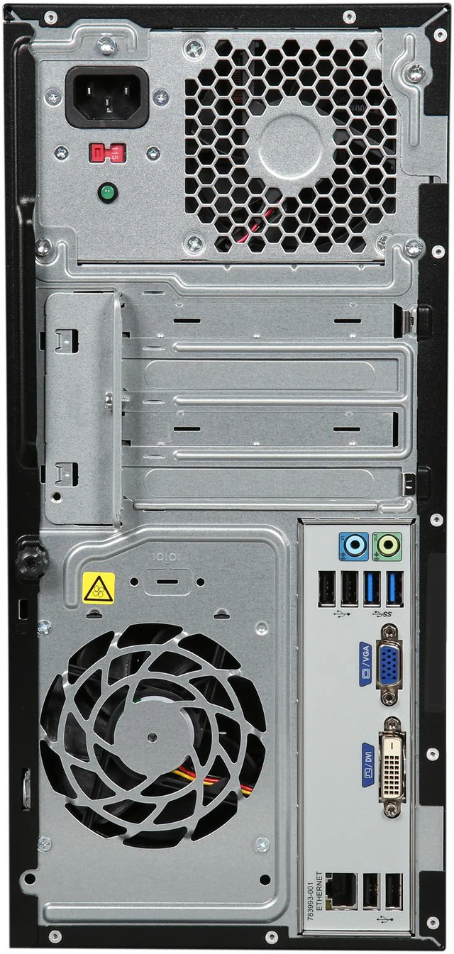 Alt view image 8 of 9 - HP 280 G1 (P0C87UT#ABA) Desktop PC - Intel Core i3 4170 (3.70 GHz), 4GB DDR3 500GB HDD, Intel HD Graphics 4400, Windows 7 Professional 64-Bit