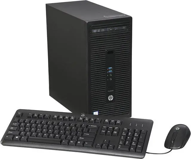 Open Box: HP Desktop Computer ProDesk 400 G3 MicroTower (P5U87UT