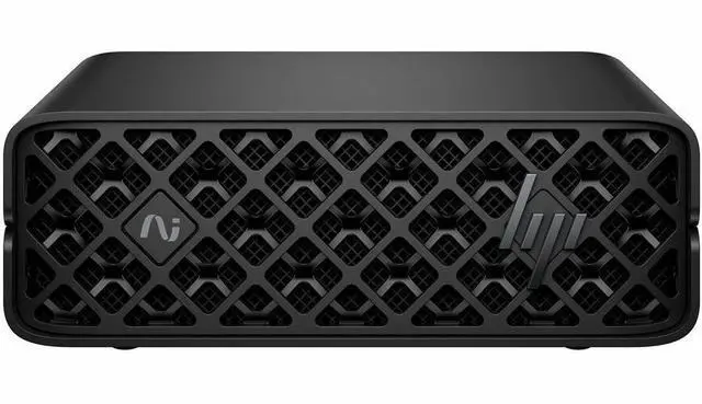 Alt view image 2 of 4 - HP ZGX G1n Workstation Mini PC - ARM Cortex X925 - 128 GB - 2 TB SSD - NVIDIA GB10 Grace Blackwell Superchip Chip - DGX OS - NVIDIA Graphics - 200 Gigabit Ethernet - Wireless LAN - TAA - 10NPUT#ABA