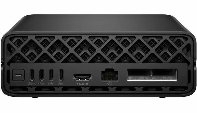 Alt view image 3 of 4 - HP ZGX G1n Workstation Mini PC - ARM Cortex X925 - 128 GB - 2 TB SSD - NVIDIA GB10 Grace Blackwell Superchip Chip - DGX OS - NVIDIA Graphics - 200 Gigabit Ethernet - Wireless LAN - TAA - 10NPUT#ABA