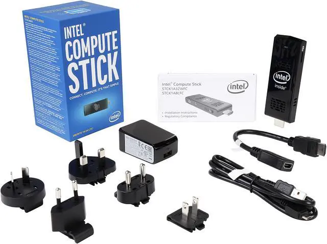 Alt view image 6 of 6 - Intel Ultra-slim PC Compute Stick Intel Atom Z3735F (1.33 GHz) 1 GB DDR3L 8 GB eMMC Ubuntu 14.04 LTS 64-Bit