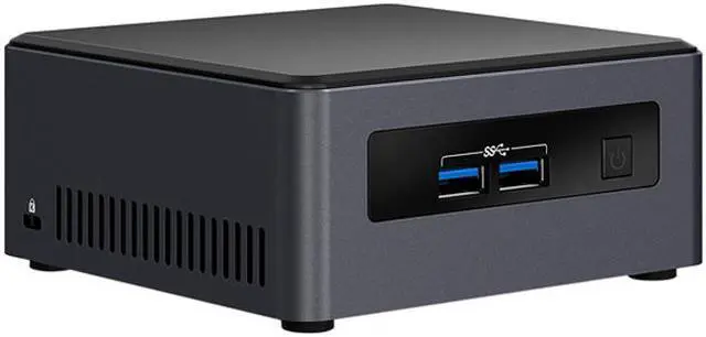 Main image of Intel NUC 7 NUC7i3DNHNC Desktop Computer i3-7100U 4GB 1TB HDD Windows 10 Pro