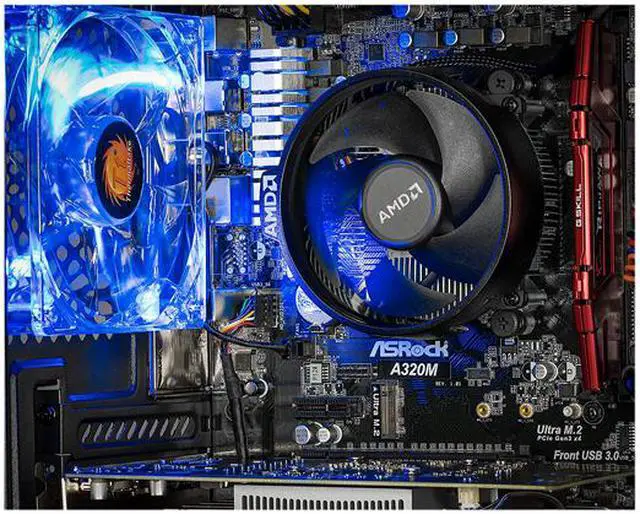 Alt view image 6 of 6 - Skytech - Gaming Desktop PC - AMD Ryzen 5 2600 (6-Core, 3.40 GHz), AMD Radeon RX 580 4 GB, 8 GB DDR4, 500 GB SSD, Wi-Fi, VR Ready, Windows 10 Home 64-bit, Archangel