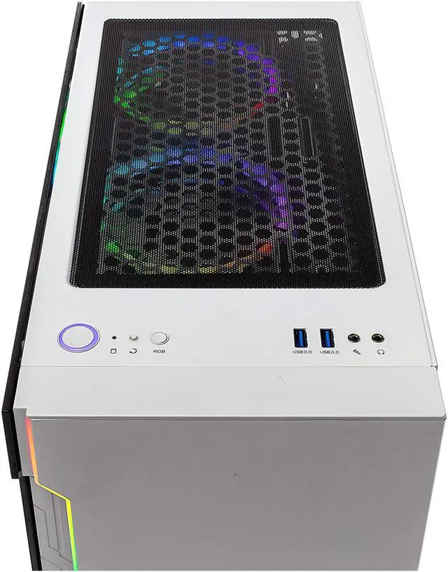 Alt view image 4 of 9 - Skytech Archangel - AMD Ryzen 5 3600 - GeForce GTX 1660 - 500 GB SSD - 8 GB DDR4 - RGB Fans - Windows 10 Home - Wraith Cooler - Gaming Desktop