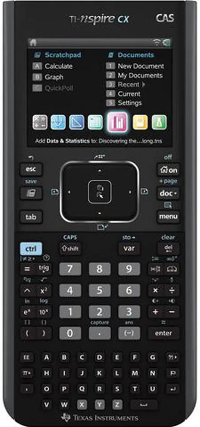 Main image of Texas Instruments Nspire CX CAS Graphing Calculator - TINSPIRECXCASFF