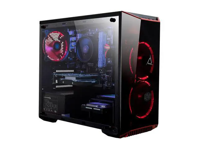 Alt view image 2 of 6 - CLX SET AMD Ryzen 5 1600X 3.60 GHz 6-Core 16GB DDR4 120GB SSD 2TB NVIDIA GeForce GTX 1060 6GB WiFi Windows 10