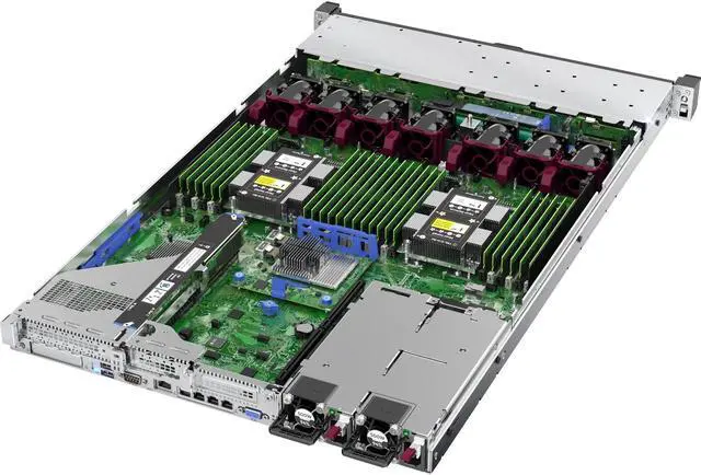 Alt view image 2 of 4 - HPE ProLiant DL360 G10 1U Rack Server - 1x Intel Xeon Gold (6226R 2.90 GHz) - 32GB RAM - Serial ATA, 12Gb/s SAS Controller - Intel C621 Chip - 10 Gigabit Ethernet - 8 x SFF  - 1 x 800 W  P56953-B21