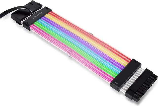 Alt view image 5 of 13 - LIAN LI STRIMER PLUS V2 24 Pin  Addressable RGB Power Extension Cable . Strimer L-connect 3.0 Controller Included - Strimer Plus V2 24 Pin