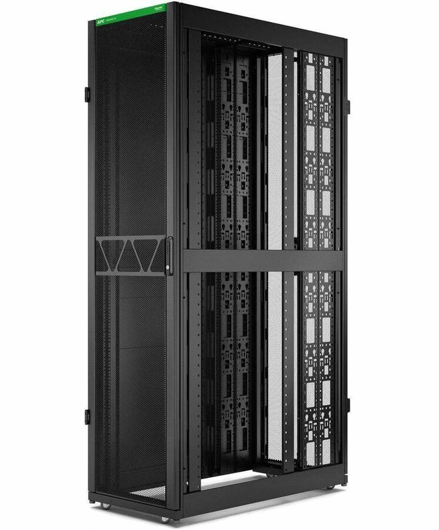 Alt view image 2 of 5 - APC NetShelter SX Server Rack Gen 2 - 48U - 2258H x 600W x 1200D mm - with Sides - Black - AR3307B2