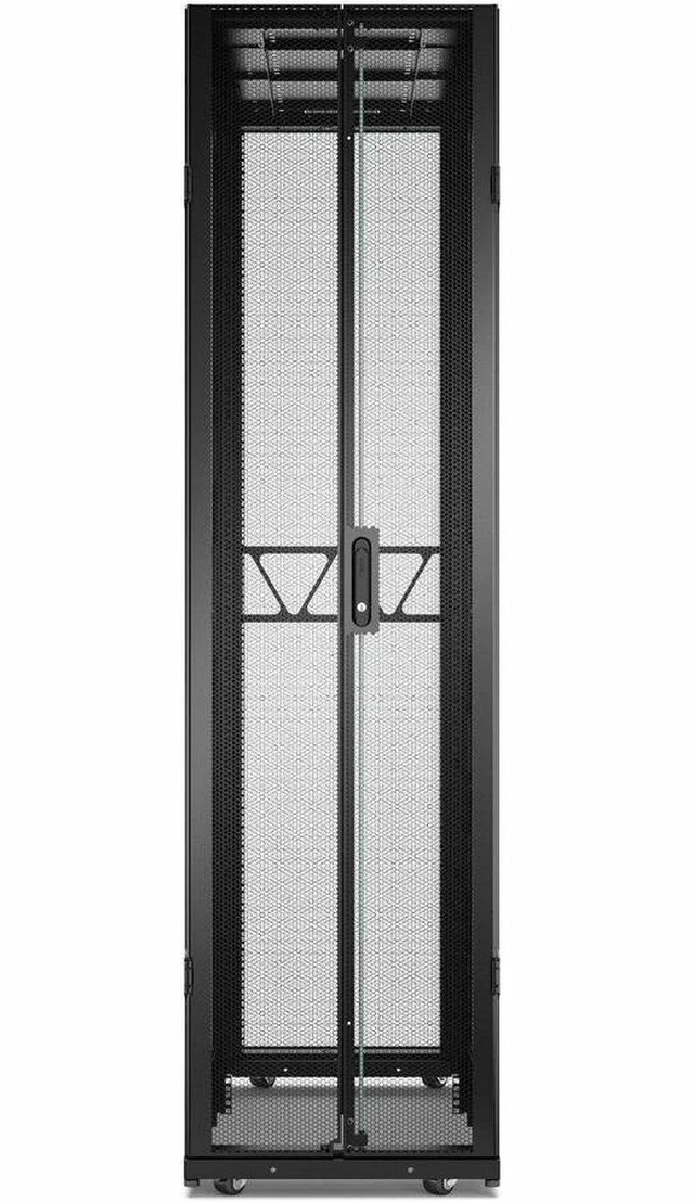 Alt view image 3 of 5 - APC NetShelter SX Server Rack Gen 2 - 48U - 2258H x 600W x 1200D mm - with Sides - Black - AR3307B2