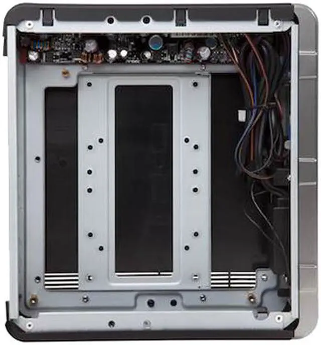 Alt view image 4 of 5 - Antec ISK110 VESA-U3 Mini-ITX Case with Vesa Mount