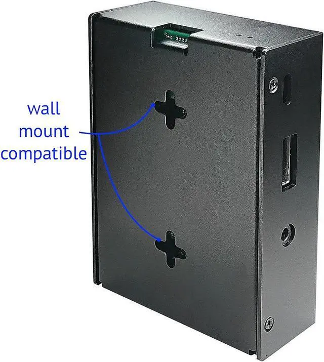 Alt view image 7 of 7 - Micro Connectors Aluminum Raspberry Pi 3 Model B B+ Case with Fan and Heatsinks - Blue (RAS-PCS04-BL)
