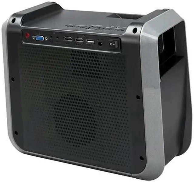Alt view image 3 of 3 - RCA RPJ060-BLACK/GRAPHITE Portable 480p Projector Entertainment System (Graphite)