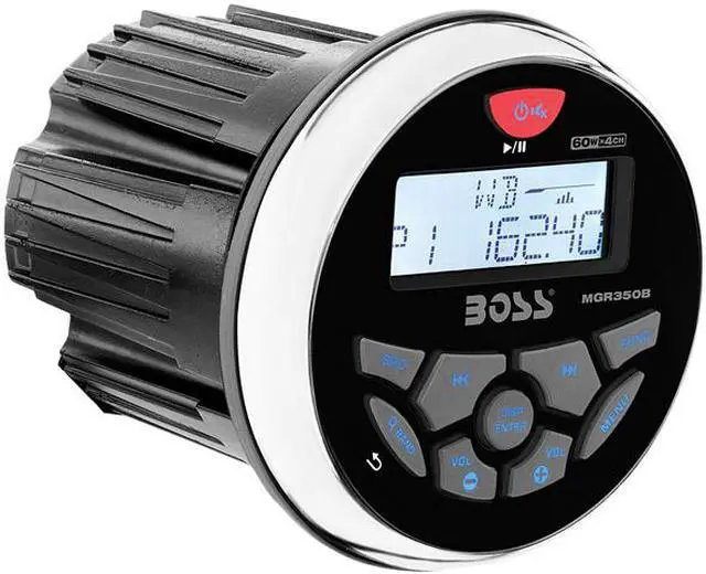Main image of BOSS AUDIO MGR350B MARINE  GAUGE STYLE MP3/CD/AM/FM/RDS