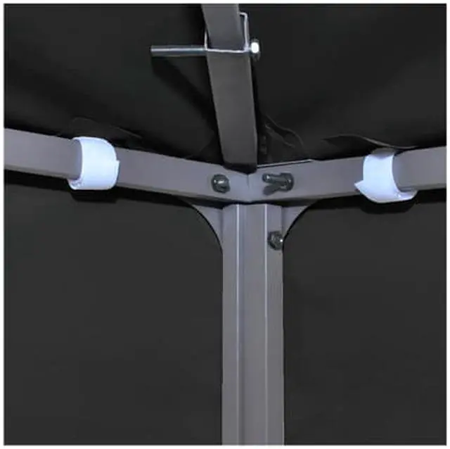 Alt view image 5 of 5 - vidaXL Gazebo Cover 2-Tier Canopy Top Replacement Patio Sunshade Anthracite