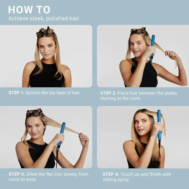 Alt view image 12 of 14 - BaByliss Pro Nano Titanium 1" Ultra-Sleek Hair Straightener, Flat Iron, BNT130T