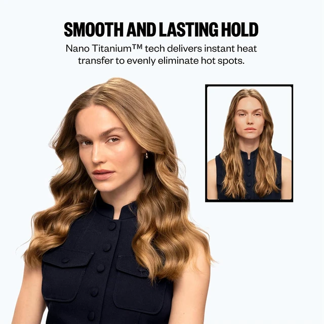 Alt view image 5 of 10 - BABYLISS PRO Nano Titanium™ 1" Extended Barrel Curling Iron BNTW100XLUC