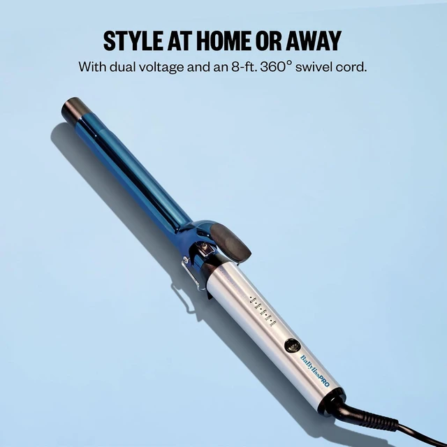 Alt view image 8 of 10 - BABYLISS PRO Nano Titanium™ 1" Extended Barrel Curling Iron BNTW100XLUC